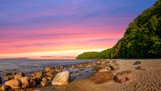 Binz: Romantik Stimmung am Strand
